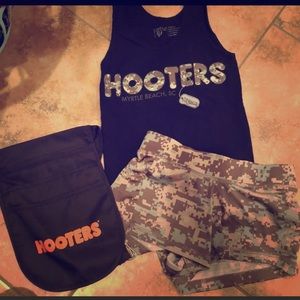 Retired camo hooters girl uniform!